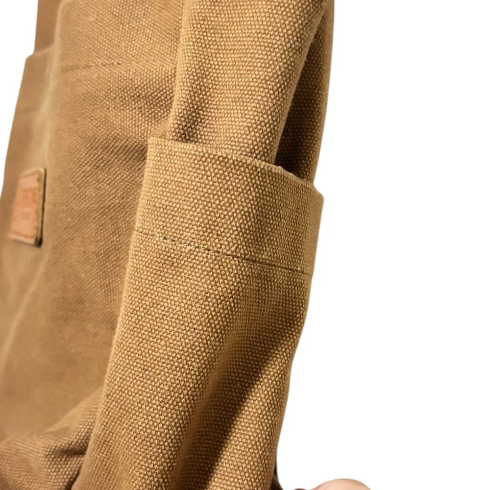 PRAGMA STYLE - DARK TAN CANVAS - THE‎ CONVERTA BAG - NWOT - MEDIUM SIZE - S3